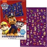 UPD Paw Patrol Sticker Book, 4 Sheets - Over 300 Stickers