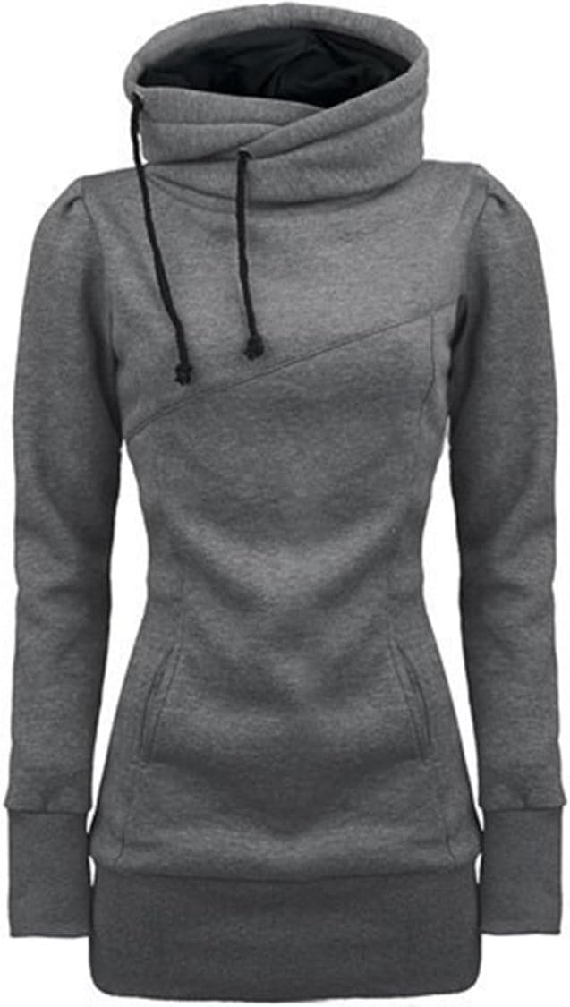 Kakalot Women's Funnel Neck Pullover Hoodies Sweatshirts Fleece Hoodie Jacket