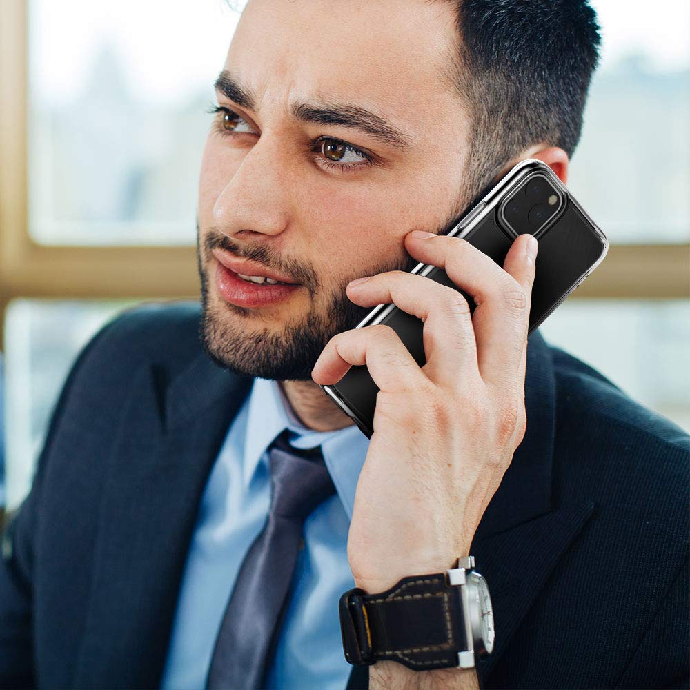 iPhone 11 Case, Supwall 9H Tempered Glass Shock Absorption Anti-Scratch Mimics The Glass Back of iPhone Support Wireless Charging Cover for iPhone 11 Crystal Clear 6.1 inch (Clear)