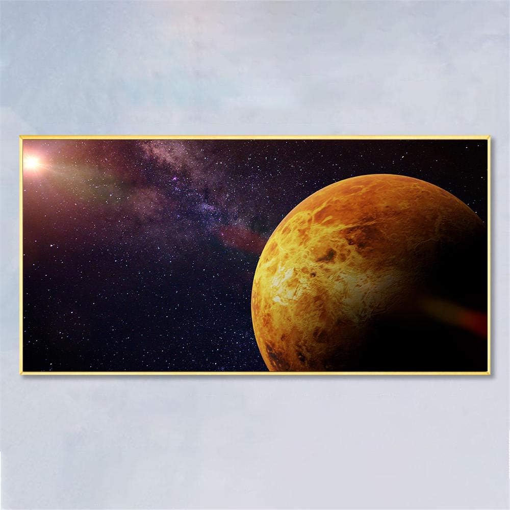 Amazon ウォールアートキャンバスアースポスター火星宇宙惑星ギャラクシースペースアートプリント絵画リビングルームの家の装飾モダンミニマリスト 60x1cm フレームなし アートフレーム ポスター オンライン通販