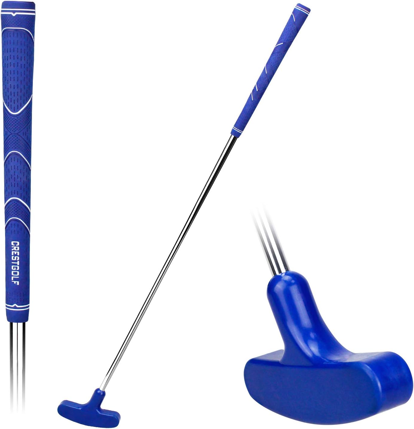 Crestgolf Two-Way Rubber Golf Putter for Kids or Adults