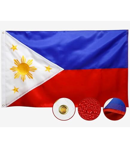 Bandiera Delle Filippine In Set Di Forma Di Disegno Bandiera Pilipino - Foto 11