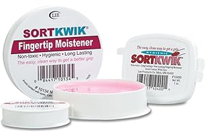 LEE Sortkwik Fingertip Moisteners, 3/8 Ounces, Pink (10050)