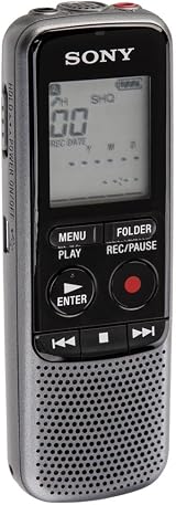 Sony ICD-PX240 MP3 Voice Recorder 4 GB Internal Memory Long Battery Life