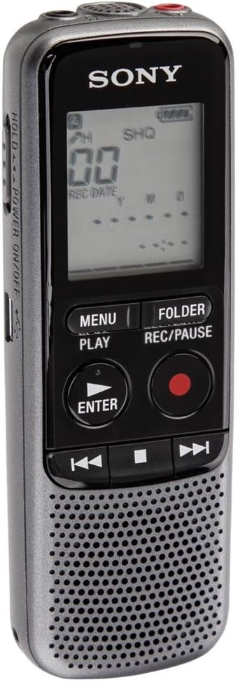 Sony ICD-PX240 MP3 Voice Recorder 4 GB Internal Memory Long Battery Life