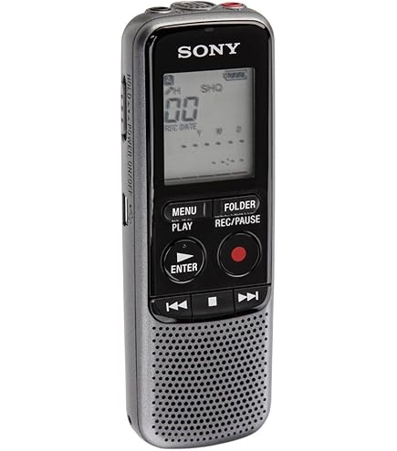 Amazon.com: Sony ICD-BX140 4GB Digital Voice Recorder, Black