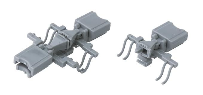 Kato 11-704 Kupplungen Mit Bremsschläuchen, Grau, 20 Stück – Für N-Spur Modelleisenbahnen