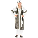 Fun Shack Shepherd Costume Kids, Shepherd Nativity Costume, Innkeeper Costume Kids, Inn Keeper Costume, Kids Joseph Costume
