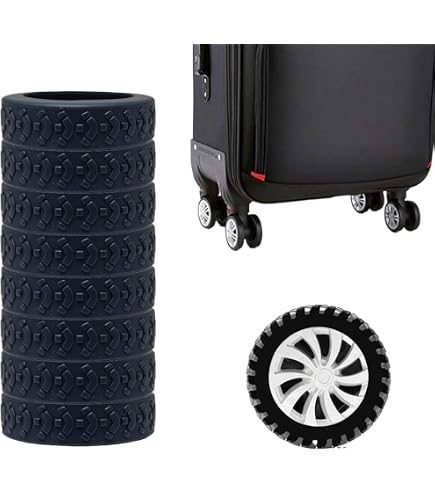 Protections Roues Valise KASESSS - Lot De 16 Housses Silicone Anti