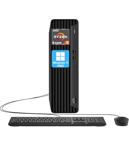 Amazon.com: HP Elite SFF 805 G9 Desktop Computer, 6-core AMD Ryzen