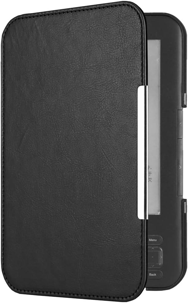 Slim Leather Protector Pouch Case Cover for Kindle Keyboard/Kindle 3 （Black)