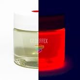 Invisible Transparent UV Reactive Blacklight Paint - (Red)