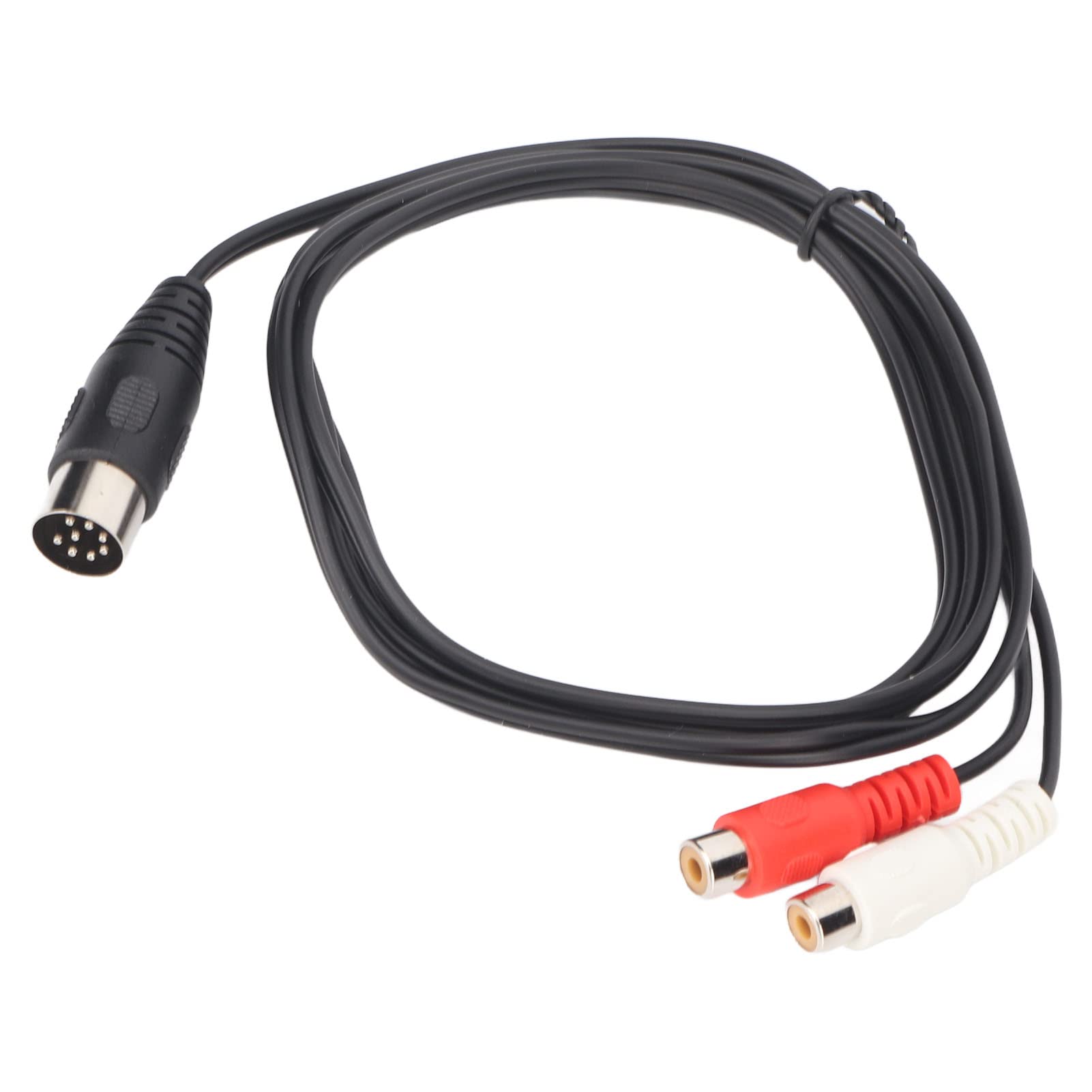 Photo 1 of Goshyda 8 Pin Din to 2 Cable, Male to Female Audio Adapter Cord, 4.9ft, Easy to Bend, for Sound Equipment and Instruments (1.5m / 4.92ft)