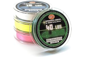 Gliss for ICE Fishing Line - 150 Yard Spool - 40 lbs Green