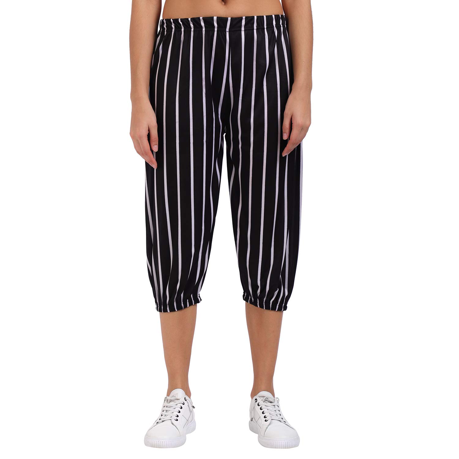 striped capris