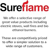 Adam Sureflame WM-9505 Grey 42 Inch Electric Wall Fire Remote Timer Thermostat view 7
