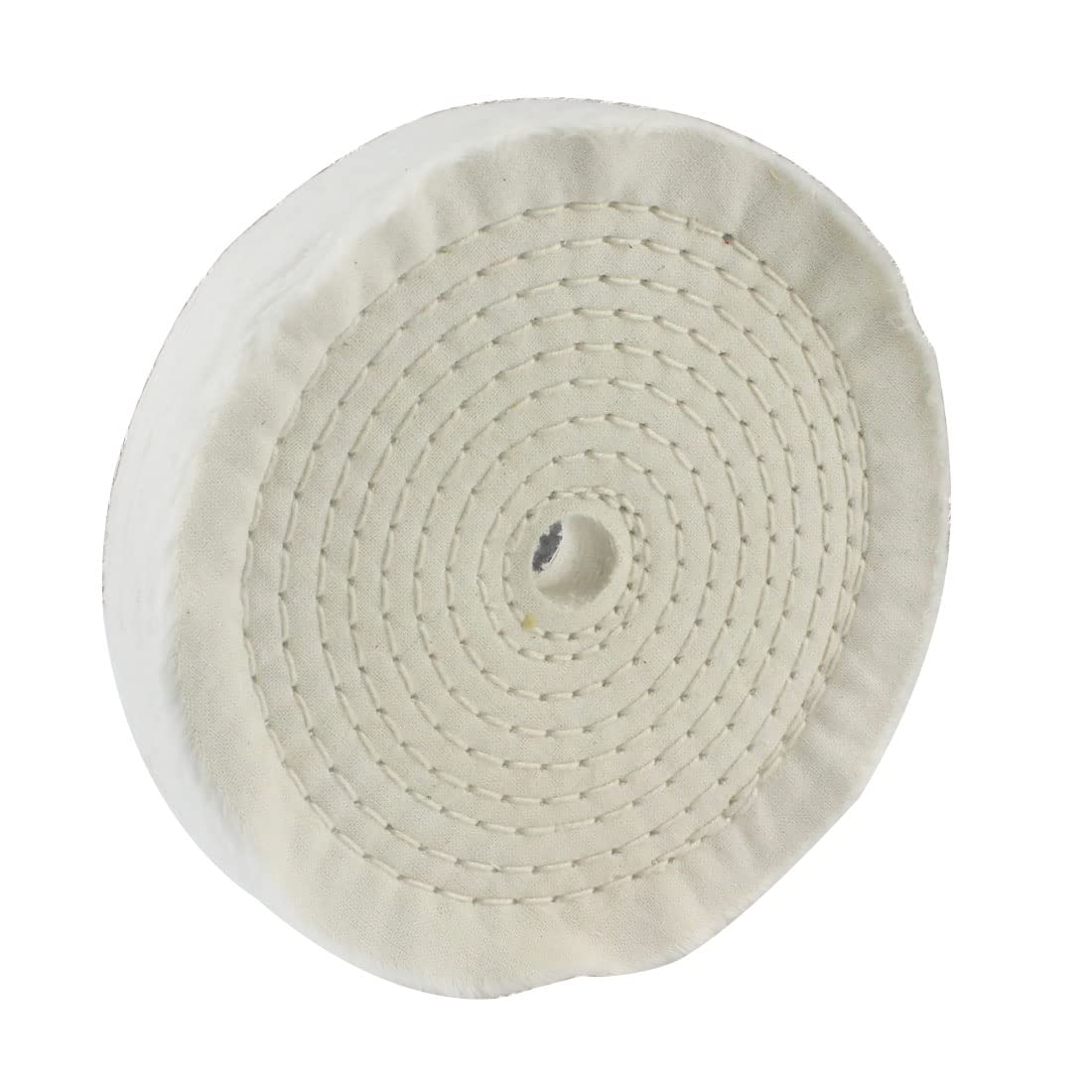 Photo 1 of ??????? 6" 70 Ply Cotton Buffing Wheels - 5/8'' Arbor Hole Cotton Buffing Polishing Wheel for Bench Grinder, Die Grinder (White)