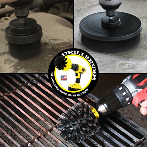 Heavy Brushes Duty Drill Powered Cleaning Kit Used For Grill And Other
