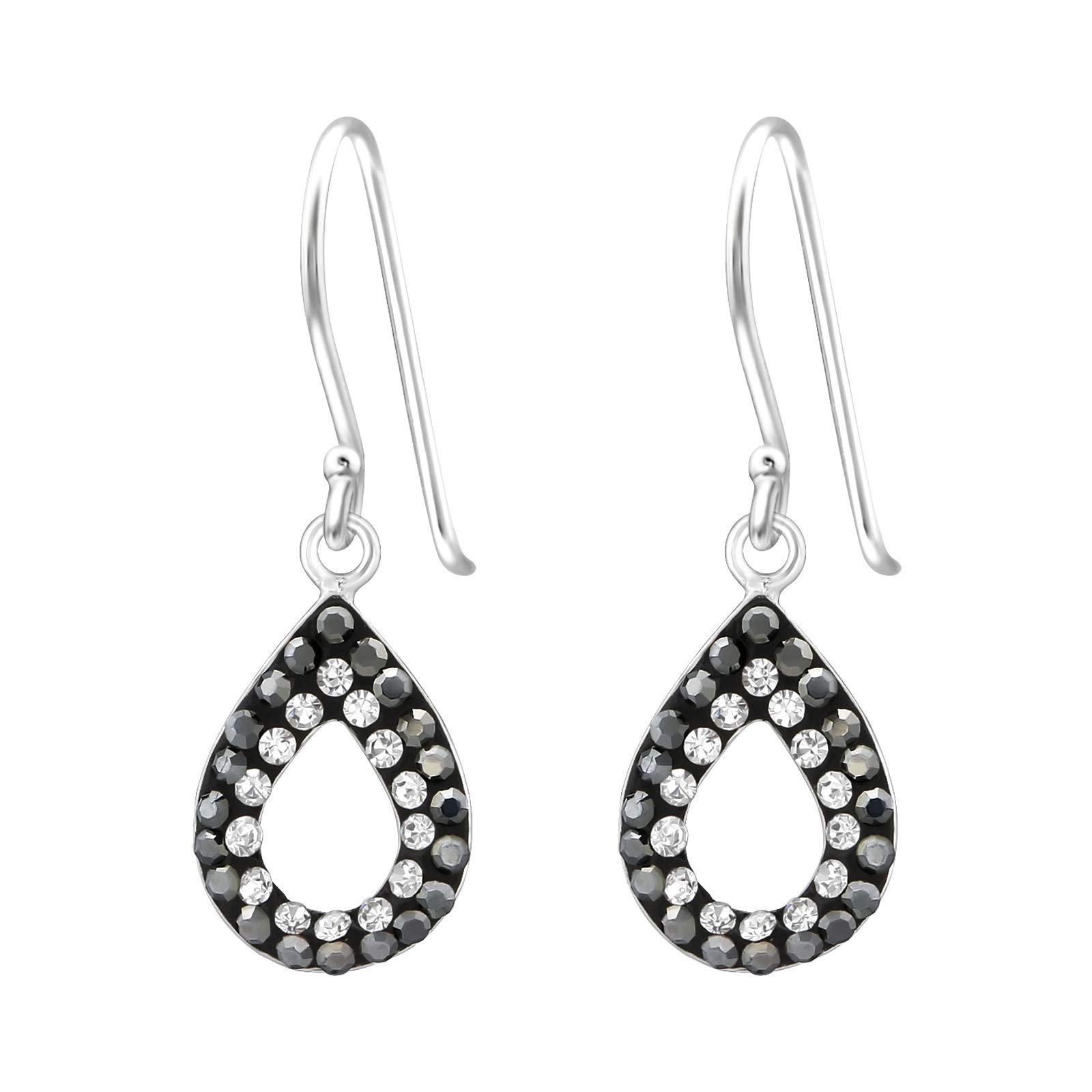 The Rose & Silver Company Women 925 Sterling Silver Pear Dangle Earrings