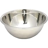 Chef Craft Brushed Mixing Bowl, 8-Quart, Stainless Steel