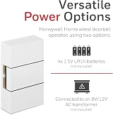 Honeywell Home Ding Dong Classic Wired Doorbell White D117 60 m 80dB view 5