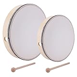 Foraineam 10 Inch & 8 Inch Hand Drum Percussion