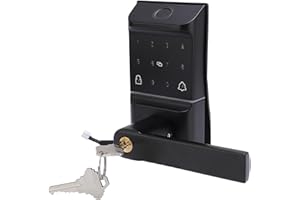 Vvikizy Keyless Entry Door Lock Precise Fingerprint Identification Emergency Unlocking for Office Security Applicable Scene: 