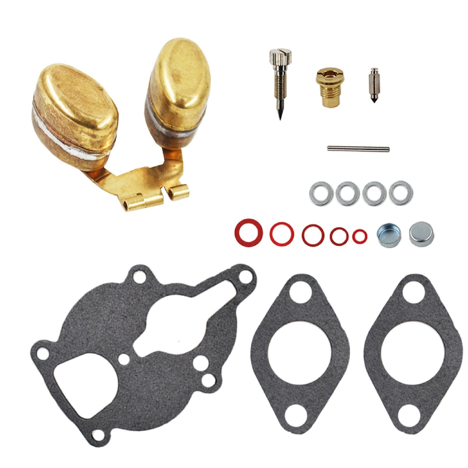 Photo 1 of raseparter Carburetor Rebuild Repair Kit w/Float Replacement for Zenith Wisconsin Engine VH4D VHD TJD THD AHH Replacement for LQ39