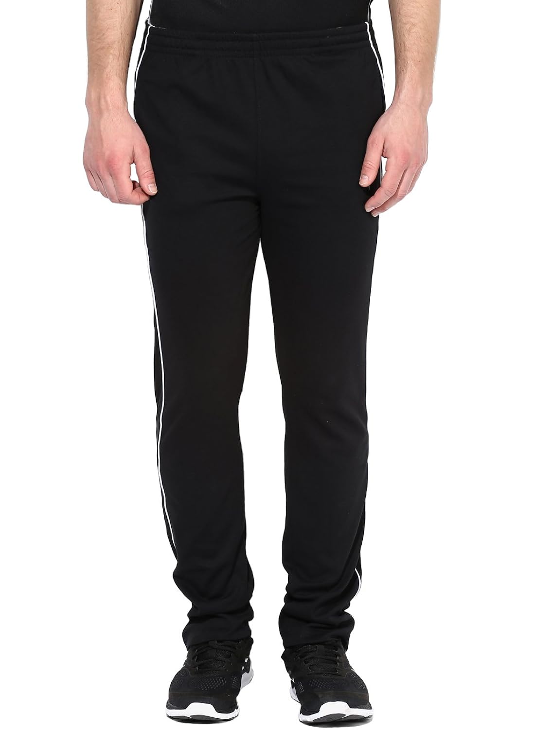 thread swag men&rsquo;s cotton lounge pants - black