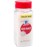 McCormick Sea Salt, Value Size, Bright, Crisp Flavor, Coarse Mediterranean Sea Salt, Minerals, Salt Grinder, Enhances Chicken, Seafood, Steaks, Salads, Pastas &amp; Desserts, Kosher, 13.5 oz