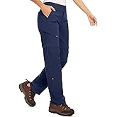 Toomett Women's Hiking Pants Convertible Lightweight Quick Dry Outdoor Travel Camping Safari Pants,2192,Blue,8