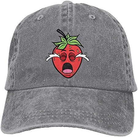 GqutiyulU Crying Strawberry Adult Cowboy Hat Ash