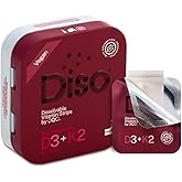 DISO - D3+K2 - Fast-Dissolving Oral Strips, Wild Raspberry Flavor, Vegan, Sugar Free, Maximum Absorption, Gluten Free, Individually Wrapped, for Healthy Bones and Teeth, 30 Dissolvable Strips