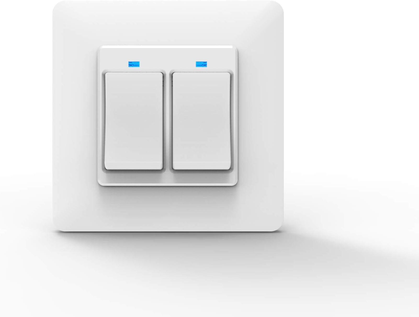 WiFi Smart Light Switch Supported Amazon Alexa, Google Home, IFTTT, iOS Android App, Neutral Wire Required (1, 2 Gang)