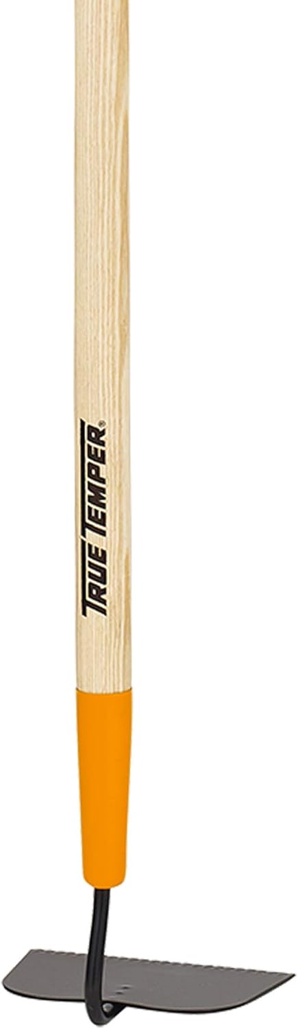 True Temper 26099900 Welded Garden Hoe with Serrated Edge and 54 in. Hardwood Handle with Cushion Grip : Garden & Outdoor