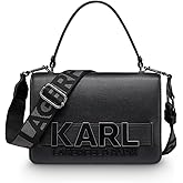 KARL LAGERFELD womens Simone Logo Satchel Crossbdoy