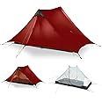 LANSHAN Ultralight Tent 3-Season Backpacking Tent for 1-Person or 2-Person Camping, Trekking, Kayaking, Climbing, Hiking