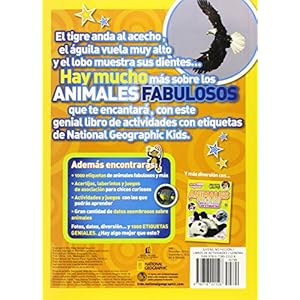 Animales fabulosos: Libro de actividades con etiquetas (National Geographic Kids) (Spanish Edition)