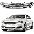 Lower Bumper Grille Compatible with 2014~2020 Chevrolet Impala LT, Premier, LS, LTZ, Eco Chrome Front Bumper Grille