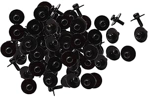 VAVEREN 50 Pieces Drum Screw Lug Claw Hooks Snare Drum Mounting Screws Strong Replacements for Snare Drum Tom Drum Bass Drum Repair, M4x20MM