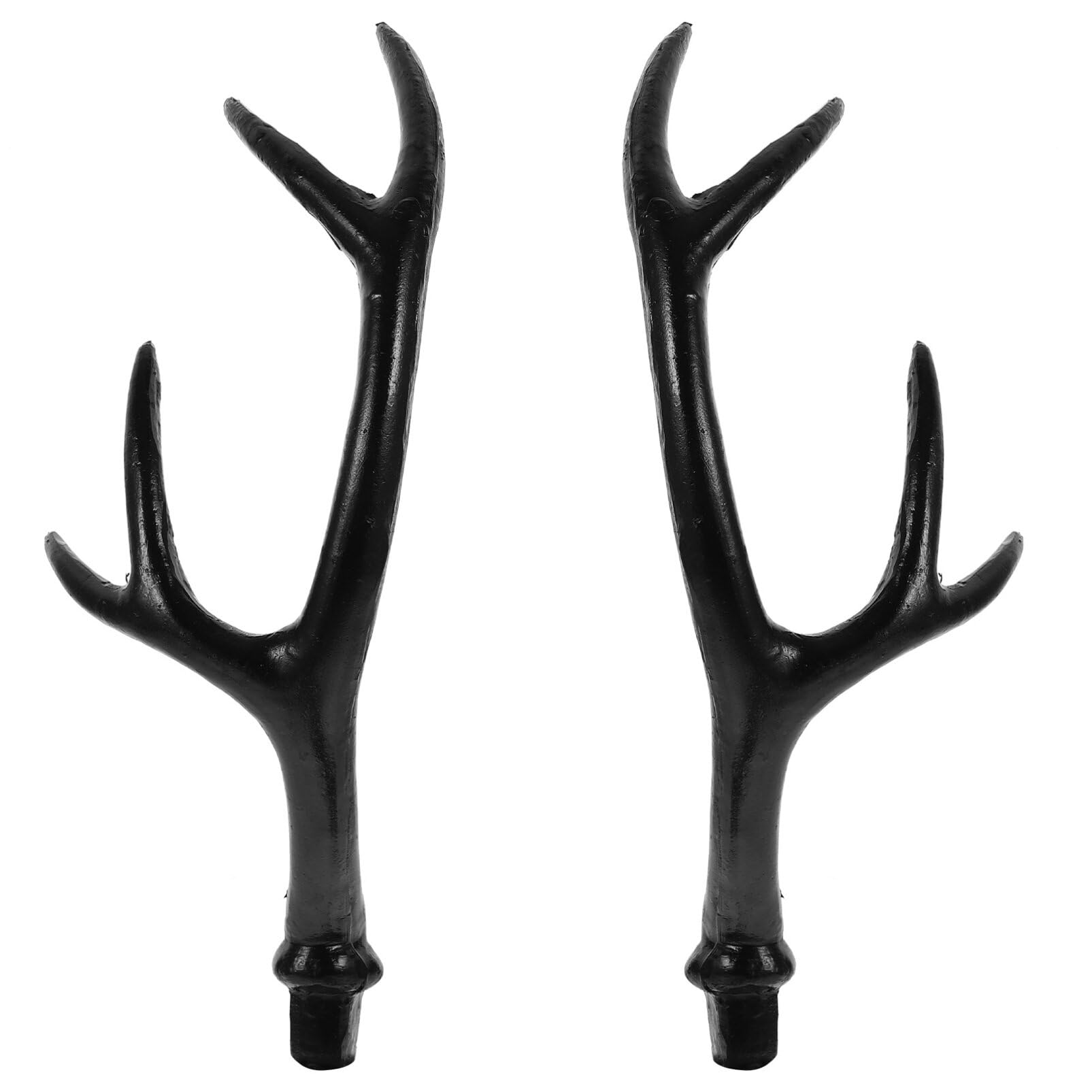 SEWACC 2pcs Plastic Artificial Deer Antlers, Simulated Reindeer Antlers for Halloween Xmas Party Cosplay