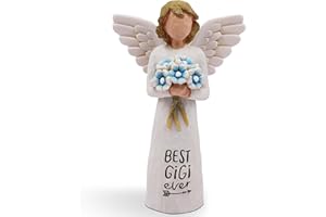 AUKEST Gigi Gifts - Best Gigi Ever, Gigi Gifts for Grandma, Mothers Day Birthday Gifts for Gigi, Grandma Gifts, Great Grandma Gifts, Gifts for Grandma - Sculpted Hand-Painted Figure