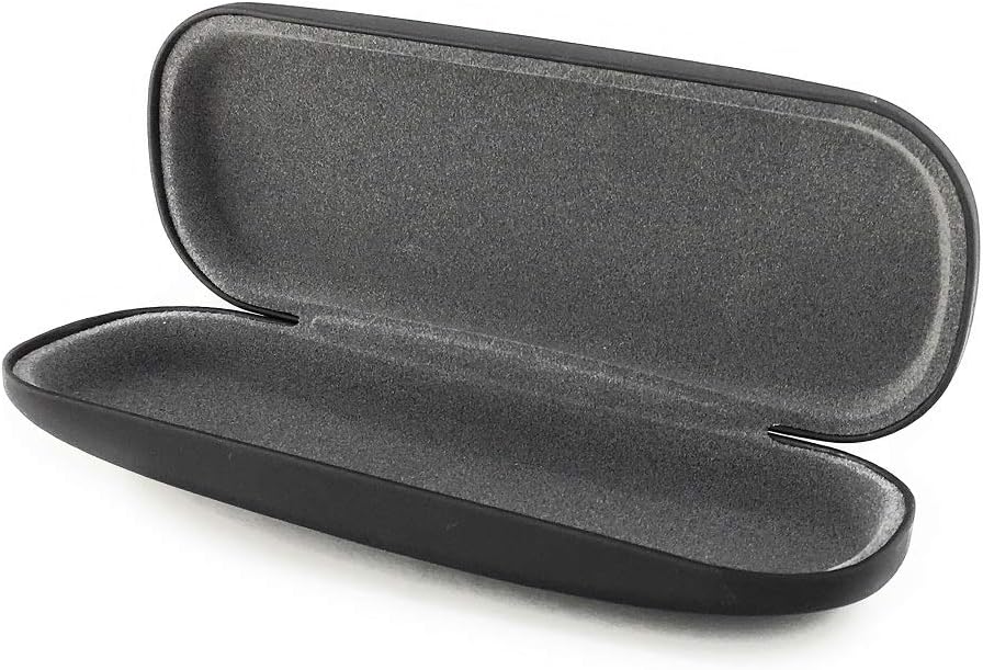 Hard Eyeglass Case for Reading Glasses Spectacles and Small Sunglasses. Sturdy Pocket Size Cases.