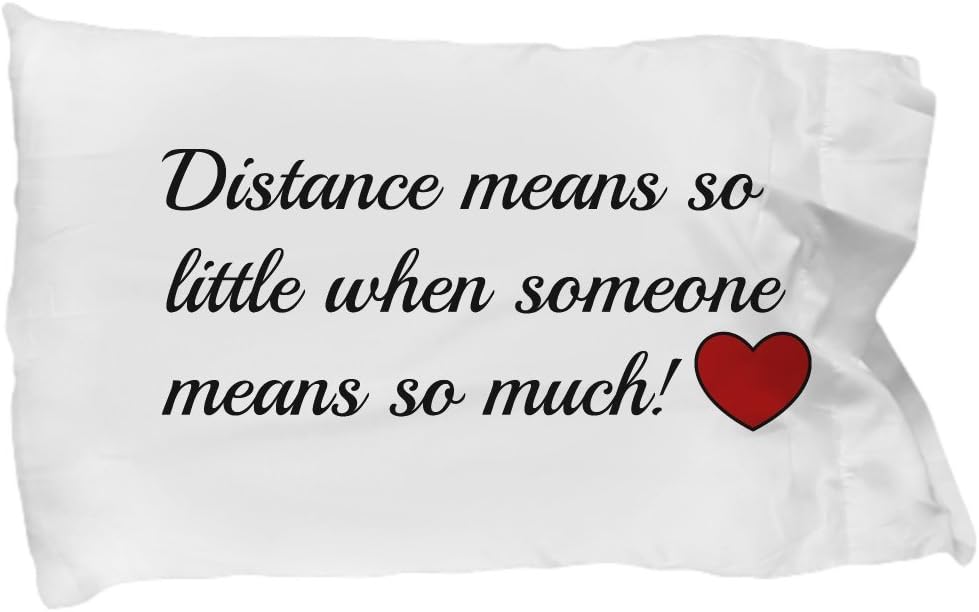 long distance relationship pillow case