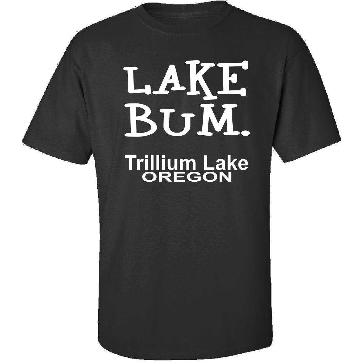 Kewlcover Lake Bum Trillium Lake Adult Shirt Amazon Com