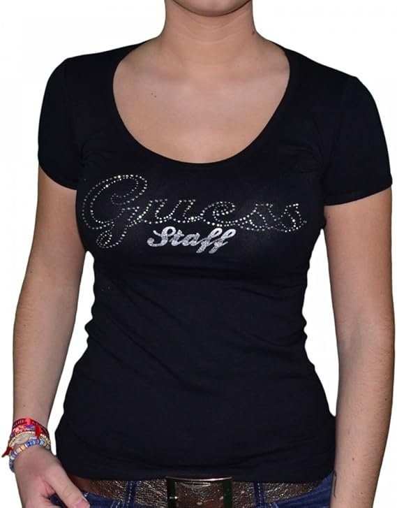 amazon tee shirt guess femme