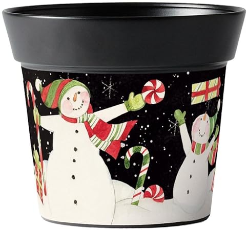 Amazon.com : Studio M Handcrafted Garden Art Metal Flower Pot, 5.5