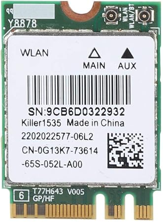 Placa De Rede Sem Fio Para Jogos 1535ac Dual Band Ngff M 2 Interface 867mbps Placa Sem Fio Bluetooth 4 1 Suporte Para Mu Mimo E Para Extremerange Technologies Garante Uma Experiencia De Entretenime
