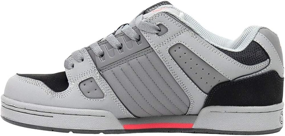 DVS mens Celsius Skate Shoe, Charcoal/Black/Red, 12 US: Shoes