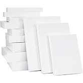 SUNCOLOR White Gift Boxes with Lids for Presents, 12 Pack Assorted | 4 Small, 4 Medium, 4 Large, Pure White, Easy Pop-Up Assembly, Fits Scarves, Shirts, Sweaters for Christmas, Birthdays
